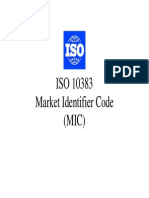 ISO 10383 Market Identifier Code (MIC)