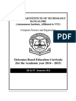 3 and 4 Semester CSE Syllabus