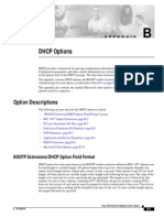 DHCP Options: Option Descriptions