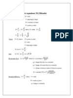 Electrical Cheat Sheet