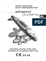 User Manual Geratherm Duotemp