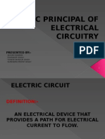 Basic Principal of Electrical Circuitry