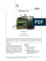 RFID Door Lock: January 2012