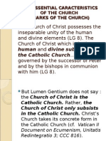 The Church of Christ Possesses The Inseparable Unity of The Human and Divine Elements (LG 8) - The Church of Christ Which Is Both