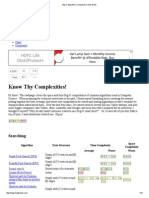 Big-O Algorithm Complexity Cheat Sheet