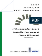 Vacon CXS IO Boards Installation Manual Ud244C en