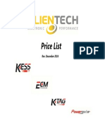 Alientech Price List