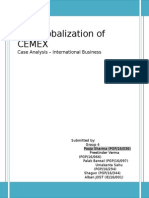 The Globalization of Cemex: Case Analysis - International Business