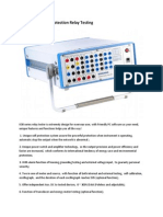 KINGSINE K3066i Protection Relay Testing Datasheet