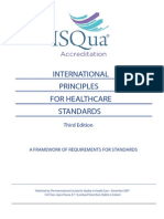 International Principles For Healthcare Standards B