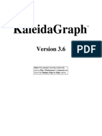 Kaleidagraph Manual