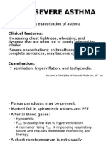 Acute Severe Asthma: Clinical Features