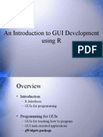 An Introduction To GUI Programming Using R