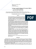 Effect of Some Selected Games On The Development of Locomotor Skills in 4-6 Year-Old Preschool Boys