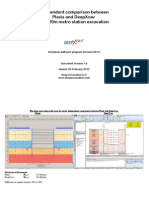 Comparison Between Plaxis and DeepXcav - 2012 Edition