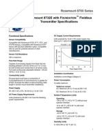 Rosemount 8732E Datasheetpdf