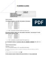 Task 2: Ip Address Classes