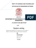 A Seminar Reporton System Verilog