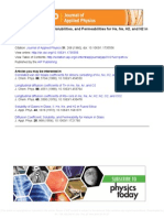 Diffusion Coefficients, Solubilities, and Permeabilities For He, N e