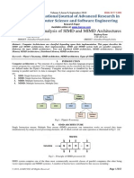 A Comparative Analysis of SIMD and MIMD Architectures