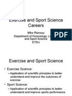 Exercise and Sport Science Careers