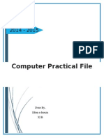 Computer Practical File