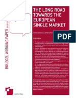 The Long Road Towards The European Single Market (English)