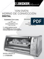 Manual Horno de Convección Digital Black and Decker