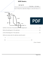 EDEXCEL IGCSE Chemistry Practice Unit Test 1