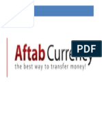 Aftab Currency Exchange Internship Report