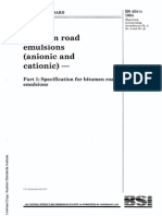 BS 434-1 (1984) - Specification For Bitumen Road Emulsions PDF