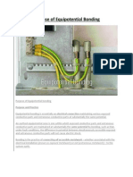 Purpose of Equipotential Bonding