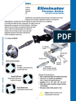 Eliminator Torsion Axles: Shock Cord Cross Section