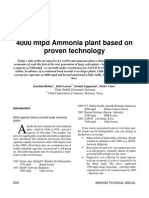 4000 MTPD Ammonia Plant Paper