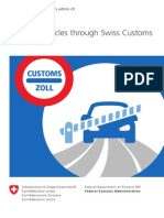 Clearing Vehicles Through Swiss Customs