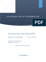 Ee 705-Vlsi Design Lab: Describing A Finite State Machine (FSM)