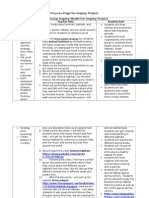 Process Page For Inquiry Project Small-Group Inquiry Model For Inquiry Project