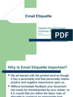 Email Etiquette