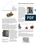 3 Quick Closing Valve Systems