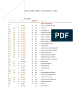 E4302 Caterpillar G3516 Engine Buildsheet