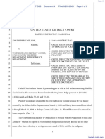 Nelson v. United States District Court Et Al - Document No. 4