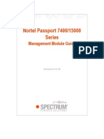 Nortel Passport 7400/15000 Series: Management Module Guide