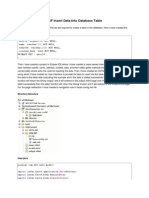 JSF Insert Data Into Database Table PDF