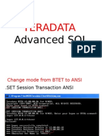 TD Advanced SQL