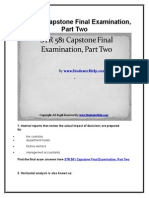 STR 581 Capstone Final Exam Part Two Latest Question Answers