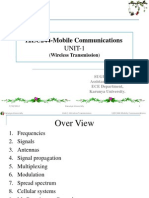 12EC244-Mobile Communications: UNIT-1