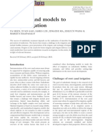 Methods and Models To Study Irrigation: Ya Shen, Yuan Gao, James Lin, Jingzhi Ma, Zhejun Wang & Markus Haapasalo