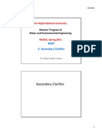 WWT Secondary Clarifier PDF