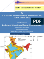 Institute of Seismological Research, Gandhinagar: "SAR Measurements For Earthquake Studies in India"