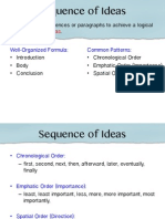 Mtel-Sequence of Ideas